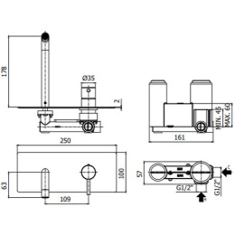 Фото Смеситель для раковины Paffoni Light LIG105CR Хром
