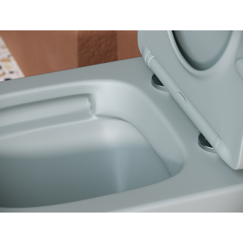 Подвесной унитаз Ceramica Nova Balearica CN6000MH Rimless с сидением