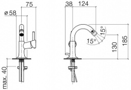 Villeroy & Boch (Dornbracht) LaFleur 33.600.955.00 для биде