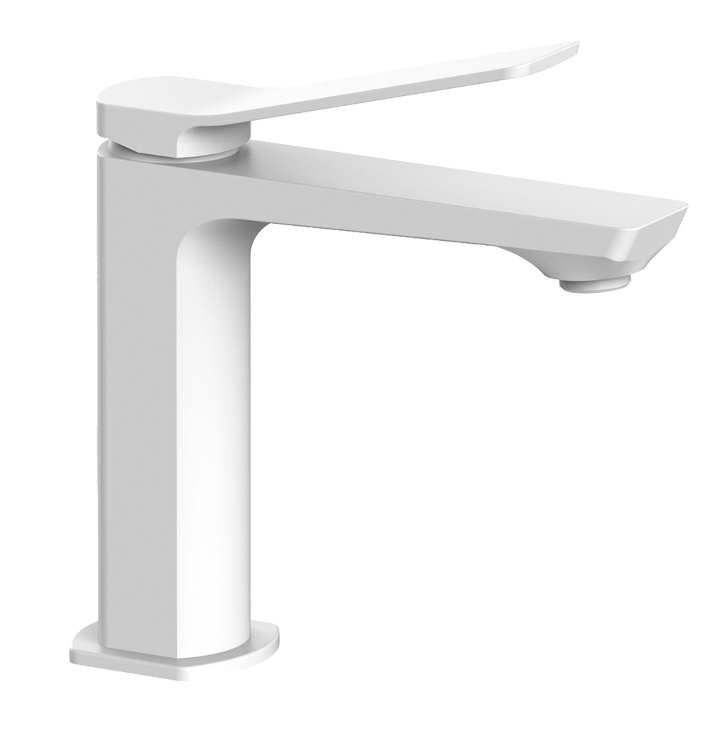 Смеситель для раковины Paffoni TILT (TI071BO) Белый матовый