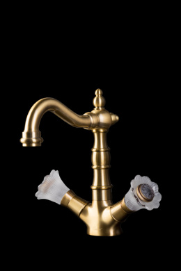 Фото Смеситель для умывальника Boheme Camelia (312-Camelia) бронза