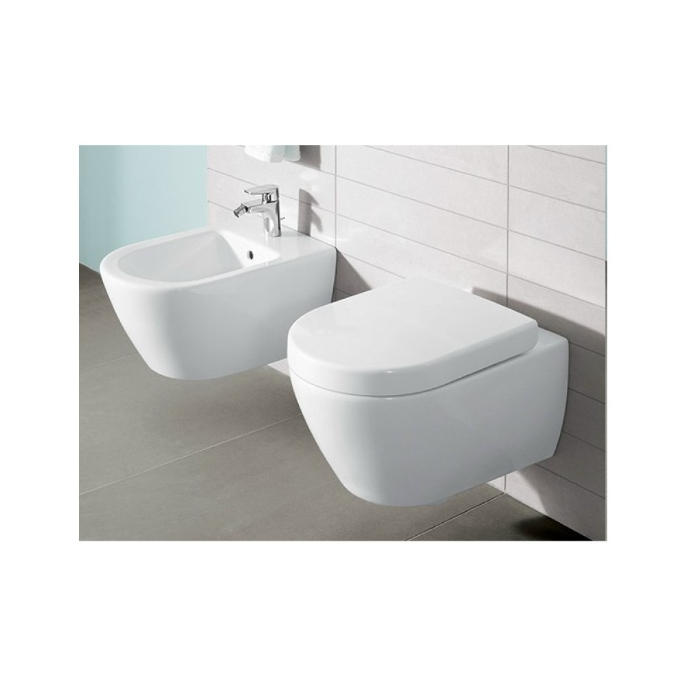 Подвесной унитаз Villeroy&Boch Subway 2.0 5606 R001, безободковый, альпийский белый