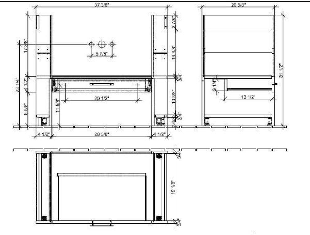 Фото Мебельный элемент A26900EE VILLEROY&BOCH City Life, без подсветки, окури, 950 x 800 x 525 мм