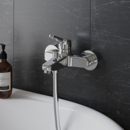 Фото Смеситель для ванны Paini Bios 059CR111LMKM хром