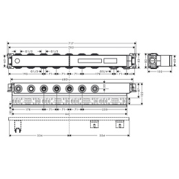 Скрытая часть для термостата Hansgrohe (18313180)