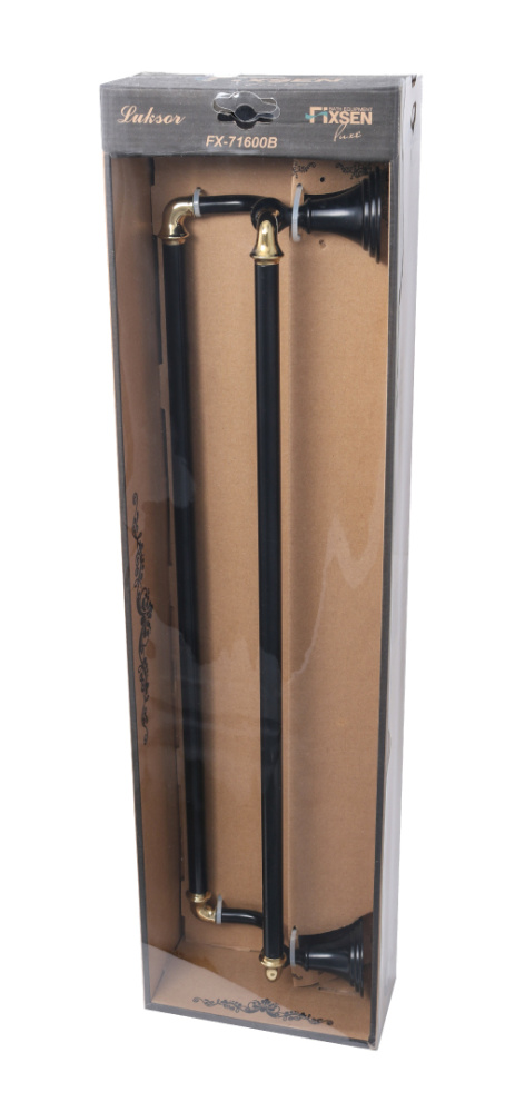 Фото Полотенцедержатель FIXSEN Luksor рубчатый 2-ой (FX-71602B)