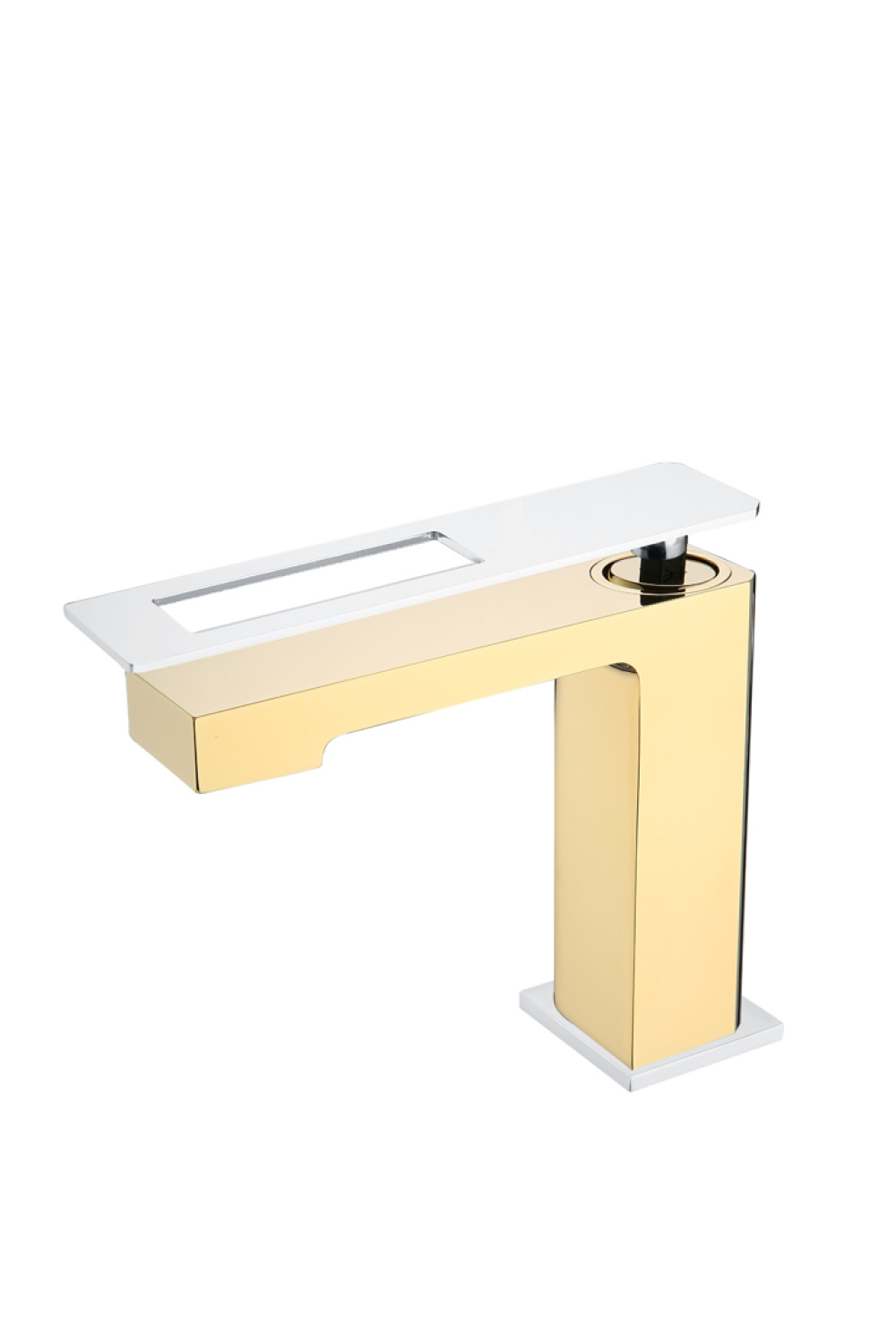 Фото Смеситель для умывальника Boheme Q (141-GCR) золото