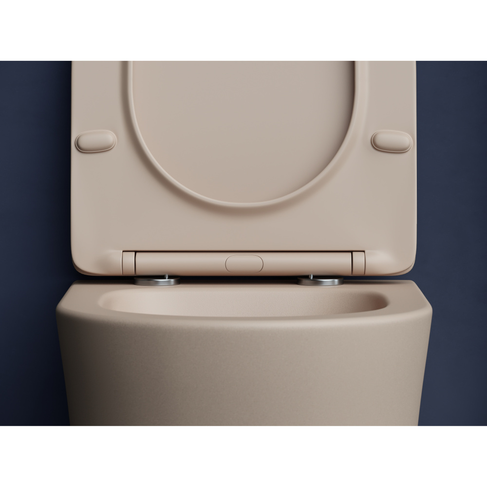 Подвесной унитаз Ceramica Nova Balearica CN6000MC Rimless с сидением
