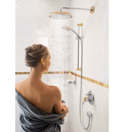 Смеситель для ванны 31345090 Hansgrohe Metropol Classic (хром, золото)