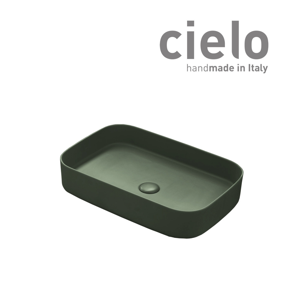 Ceramica CIELO Shui Comfort SHCOLAR60AG - Раковина накладная на столешницу 60*40 см (Agave)