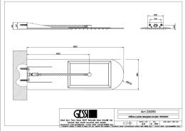 Фото Верхний душ Gessi Tremillimetri Tondo (33051#238) сталь полированная