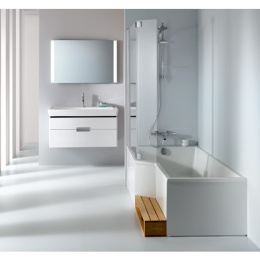 Акриловая ванна 150x80 Jacob Delafon (E6D119L-00), прямоугольная-асимметричная