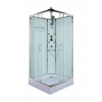 Душевая кабина 90x90x225 BelBagno (UNO-CAB-A-2-90-C-CR) хром, Без гидромассажа, акрил, Поддон средни