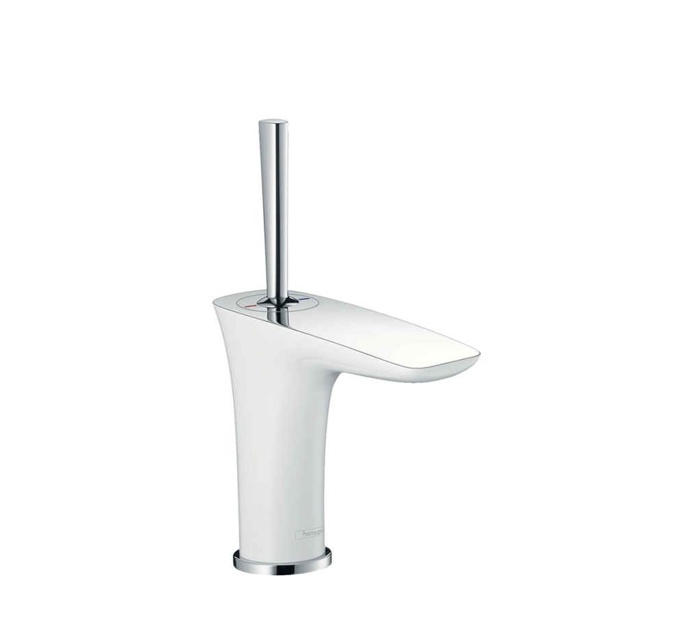 Смеситель для раковины Hansgrohe PuraVida (15075400) хром, белый