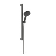 Душевой гарнитур Hansgrohe Alive Raindance S EcoSmart 24600340 чёрный хром шлифованный