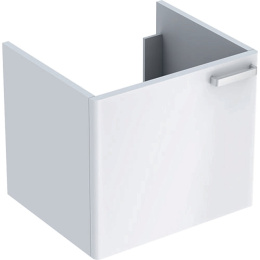 Тумба под раковину Geberit Renova Plan 879050000, 53 см, цвет белый глянцевый