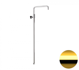 Душевая стойка REMER 330A7DCESDEVDO настенная золото глянцевое (DO)