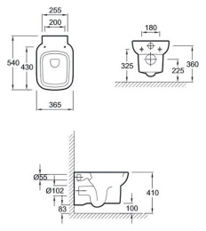 Фото Унитаз Jacob Delafon Replay E4833-00 подвесной