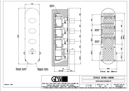 Внешняя часть термостатического смесителя Gessi Ovale (43046#031) хром