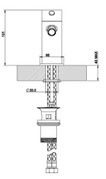 Фото Смеситель для биде Gessi Ovale (23007#031) хром
