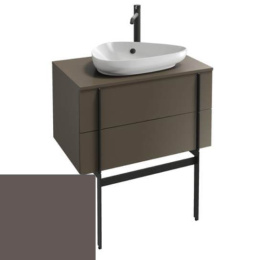 Тумба под раковину Jacob Delafon Nouvelle Vague 80 см, EB3039-G80, темно-серый глянцевый