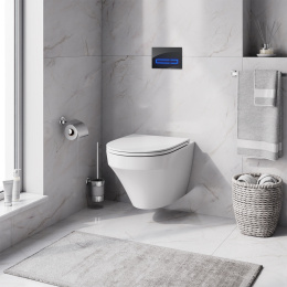 Am.Pm IS450A38.501700 Инст с клав Touchless Pro стекло, чёрн с подв унит Inspire FlashClean с сид м/