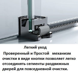 Фото Душевой уголок Huppe Fracture 2.CU0606.069.321 100 x 100 x 190 см, профиль серебро с ярким блеском