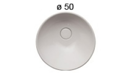 Раковина накладная Globo Free (LAT50.BI) белый