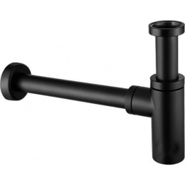 Фото Сифон для раковины Paffoni Minimal ZACC240NO Черный матовый