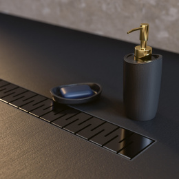 Фото Душевой лоток PAINI Medium 650 CH650MC черный