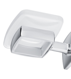 Фото Стеклянная мыльница Am.Pm Gem (A9034200) хром