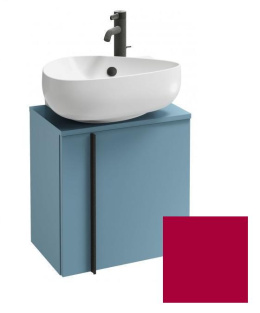 Тумба под раковину Jacob Delafon Nouvelle Vague 45 см, EB3045D-275, цвет малиновый сатин, правая