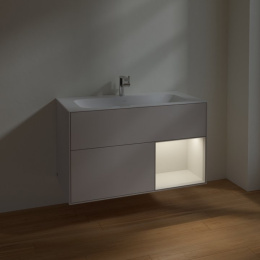 Villeroy Boch Finion F040GJGJ Тумба под раковину 996х498 мм (light grey matt/light grey matt)