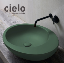 Ceramica CIELO Le Giare LGLA60MU - Раковина накладная на столешницу 60*45 см (Muschio)