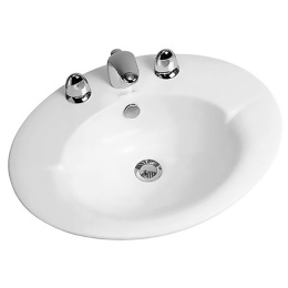 Раковина Jacob Delafon Presquile E1250-00 60*48 см, врезная сверху