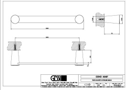 Фото Полотенцедержатель Gessi Cono (45497#031) хром