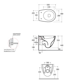 Унитаз подвесной Globo Bowl+ (BPS03.BI) белый