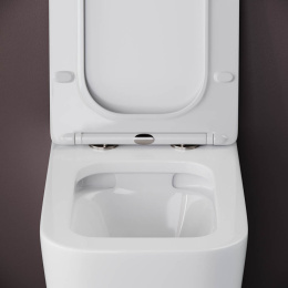 Подвесной унитаз Ceramica Nova CUBIC CN1806 с сиденьем