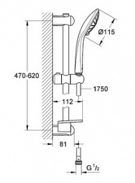 Душевой гарнитур Grohe Euphoria (27266001) хром