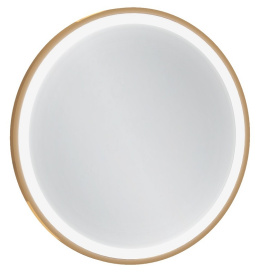 Фото Зеркало Jacob Delafon Odeon Rive Gauche EB1288-GLD, 50 см, с подсветкой, золотая лакированная рама