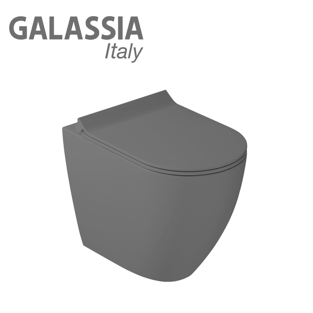 Крышка сиденье для унитаза Galassia Dream (7314GM), цвет серый, матовый