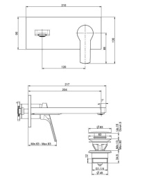 Смеситель для раковины F3760LX5CR FIMA Carlo Frattini Serie 4