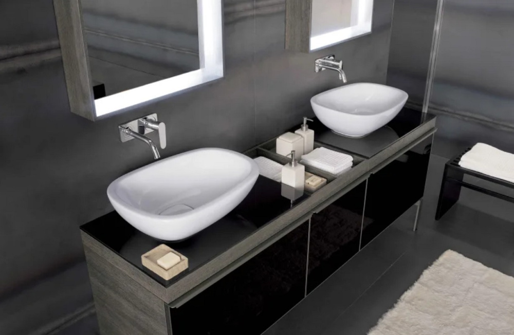 Фото Geberit Citterio 500.542.01.1 Раковина, встраиваемая сверху, накладная