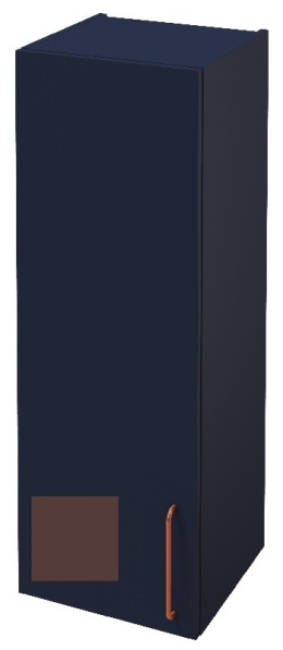 Фото Шкаф-пенал Jacob Delafon Odeon Rive Gauche 40 см, EB2571G/D-RX-N23, цвет ледяной коричневый глянцевы