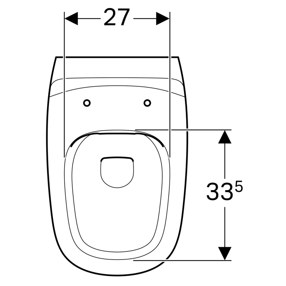 Фото Унитаз подвесной Geberit Citterio 500.510.01.1  безободковый