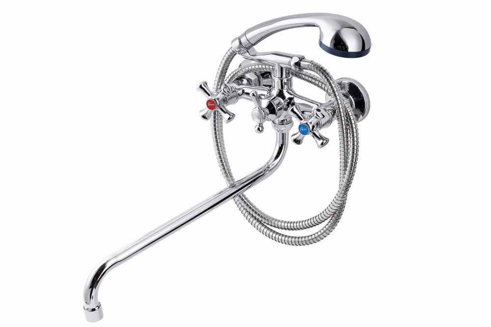 Фото Смеситель для ванны с душем FAUZT FZs-428-07 тип См-ВУДРНШлА