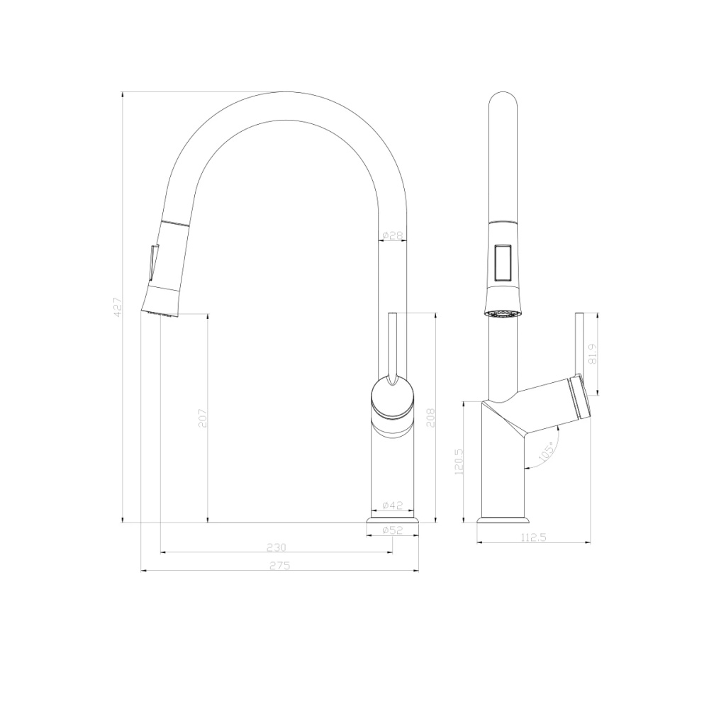 Смеситель для кухни Lemark Minima (LM3850C) хром