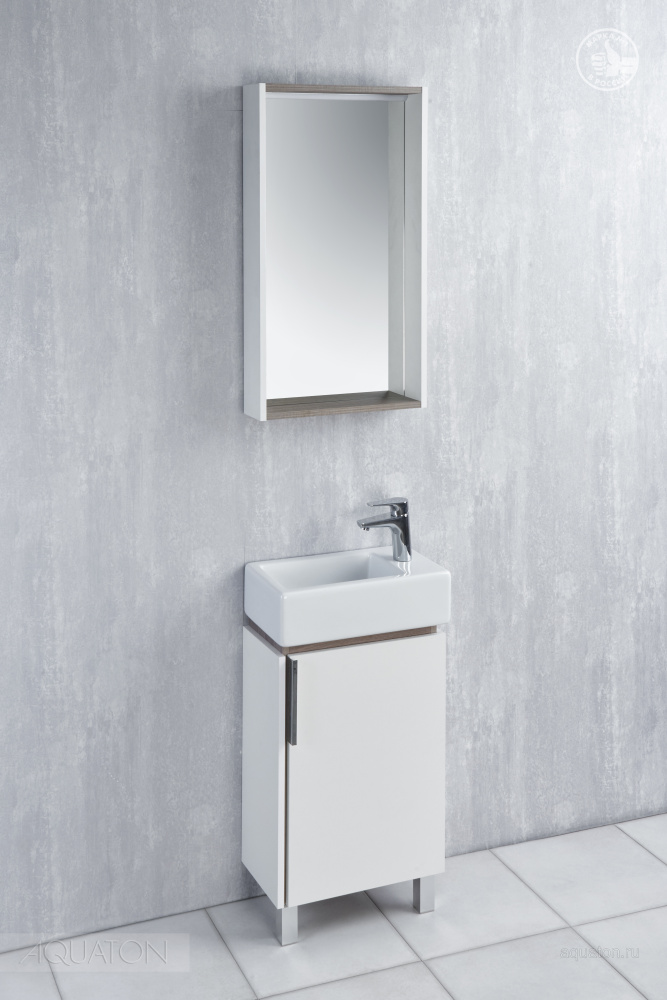 Зеркало Aquaton Бэлла белый, джарра 1A221702BBAZ0