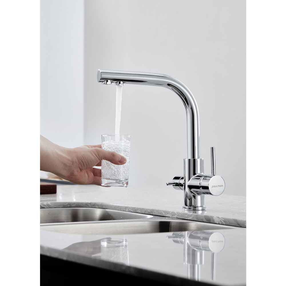 Смеситель для кухни Paulmark Essen (Es213011-CR) хром