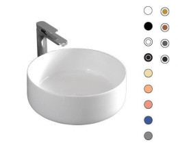 Раковина накладная 42 см ArtCeram Cognac (COL001 03 00) черный